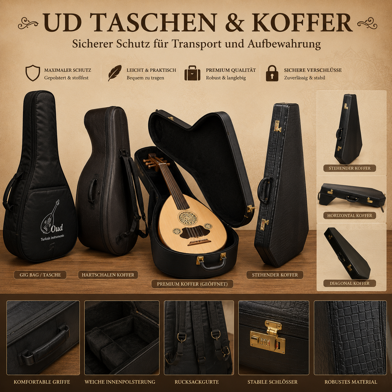 Oud Taschen & Koffer